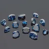Bröllopsringar aiosc oval skurna löst riktiga Moissanite Stone Vivid Blue Moissanites ädelstenar för diamantring med GRA -certifikat ädelstenar 240419