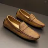 Casual schoenen Golden Sapling Business Loafers Men Fashion Leather Flats Classics Men's Driving Flat Leisure Office Loafer