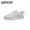 Fitnessschoenen Kleine witte zomer dames wilde gaas ademende student niet-slip dikke bodem vrouwen sneakers fa-23