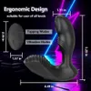 Massageador masculino masculino masculino Controle remoto sem fio Anal Vibrador Vibrador Butt Plug G Spot G estimular brinquedos sexy para homens