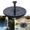 Décorations de jardin Fountain Solar Bath Pond Patio Decoration Powered Decoration Floating Waterfall Pompe Outdoor