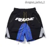 Shorts de concepteur de rhudes shorts pour hommes de luxe Streetwear à la mode shorts de rhume lâches et douces de haute qualité pantalon court pantalon sèche rapide short de rhudes 6696