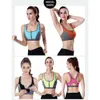High Impact Sports Bra Zipper Yoga Bras Women Shockproof Push Up Brassiere Spots Top Crop Underwear Fiess Gym Shirt Sportswear
