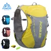 Sacs Aonijie C9103 Ultra Vest 10L Hydratation Sac à dos sac sac gratuit Vessie à eau Flask Trail Running Marathon Race Randonnée Sm ML LXL