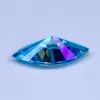 Pierścionki ślubne Moissanite Stone Marquise Cut Aquamarine Color Laborn Diamond For Delive Zaawansowane pierścionki biżuterii