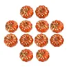 Fleurs décoratives 12pcs Pumpkins artificiels Mini simulation Modèle de citrouille pour Halloween Table Toppiece Piece d'automne Automne Saison d'automne