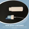 Bottiglie di archiviazione 5 pezzi Contenitore in plastica da 70 ml di spray nasale di spruzzo vuoto liquido di divisione della nebbia ricaricabile