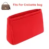 Bolsas para a bolsa Inserir croisette Inserir bolsa interna bolsa portátil bolsa maquiagem organizadora caixa de armazenamento DropShipping