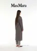 Luksusowy płaszcz kaszmirowy płaszcz designerski damski płaszcz wełny maxmaras 2024 wiosna/lato nowy produkt damski płaszcz wełny wełny