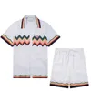 Designer Herren Shirt Set Tracksuit Mode Sommer Kurzarm Beach Holiday T-Shirt Shorts Sets mehrere Auswahlgröße M-3xl