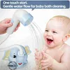 Sable Player Water Fun Baby Bath Toys Douche de bain avec douche Thermomètre électrique Elephant Water Spray Water Toys for Kids Tathtub Toys for Toddlers L416