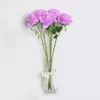 Decoratieve bloemen 1 stks kunstmatige gedroogde rozentak voor trouwhuis bloemen arrangement schieten rekwisieten decoratie