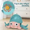 Sand Play Water Fun Octopus Toy Baby Bath Toy Toddler Treklijn Clockwork Octopus Cartoon Crawling Walking Jellyfish Land en Water Fun Pool Toys L416