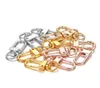 10pcslot 1233mm guldplatta roterande hundspänne zinklegeringspåse krok spänne nyckel ringanslutningar för diy smycken tillverkningar2935422