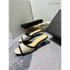 Dames klassieke geurige elegante slippers kleurcontrast delicate wijnglazen hak sandalen waterdicht platform feestjekschoenen met stofzak