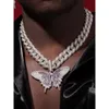 10 à 16 mm 2 rangées Collier de chaîne cubaine plaqué d'or personnalisé Iced Out Moisanite Diamonds Hip Hop Jewelry for Men Gift