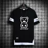 Tshirt dla mężczyzn krótkie rękawy Mężczyzna T koszule w stylu Koreański nadruk uliczny HARAJUKU ZAKRESOWA Koszula Casual Clothing Topss 240416