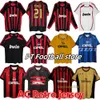 AC Retro Soccer Jersey 2006 2007 2013 2014 Milans Football Shirt Gullit van Basten Kaka Inzaghi Retro Classics koszulki Maillot Camiseta