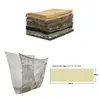 Bandanas 5pcs écharpe tactique camouflage maillage filet écharpes camouflage militaire écharpes extérieures de sniper sport face voile wargame camping chasse