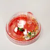 Su Şişeleri 450ml Kahve Saman Kupası Kaplamalı Noel Baba Kardan Adam Yeniden Kullanılabilir Noel Tumbler