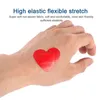 First Aid Supply 10pcs/lot Heart-Shaped Band-Aid Waterproof Wound Dressing Patches Tape First Aid Adhesive Bandage Non-woven Fabrics Sticking d240419