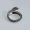 Modepersonlighet Tyrannosaurus Rex Ring Mens Korean Fashion Thai Silver Zodiac öppningssmycken