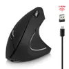 G857 24G Wireless Mouse Rechargeable Vertical Ergonomic Upright Game Optical 3 Adjustable DPI Levels For PC Laptop 240419