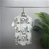 Men camisas de grife de designer de verão camisetas casuais de manga de moda solta estilo praia tshirts respirável tees roupas m-3xl