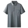 Polos maschile 8xl 7xl 6xl Summer Top Grade Magliette traspirabili per uomo Shirt da uomo a maniche corte a maniche corte con magliette allentate