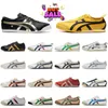 En kaliteli deri kaplan meksika 66 marka tasarımcısı gündelik ayakkabılar og orijinal onitsukass kaplanları kadın erkek eğitmenleri tuval platformu vintage açık hava spor spor ayakkabıları