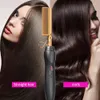 Comb Hair Straightener Heat Pressing Combs Portable Ceramic Curling Iron for Hair Beard Wigs Wet and Dry Hair Styling Tools 240411