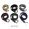 Belts Dresses Retro Student Belt Accessories Youth Hollow Canvas Waist Korean Strap Nylon Man Waistbands