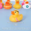 Sand Play Water Fun 50/20 PCs Rubber Duck Toy Set Kids Bath Pool Bathing Toy Cute Duck Quack Splor Toy With Drain Belanded Floating Duck Kids Gifts L416