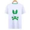 Bad Bunny Shirt Designer Summer Mens Tshirt Rabbit Imprimé à manches courtes T-shirt Cotton Business T-shirt PSYCO TEES 3XL 790