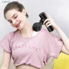 Electric massagers Facial massage gun adjustment conversion intelligent fitness massage gun muscle relaxation mini electric facial massage gun Y240425