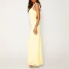 カジュアルドレスY2K服を着る女性のための長い色固体色/花のプリントノースリーブボディコンエレガントなイブニングパーティー