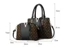 Bags Ladies PU Leather Handbag 2piece Suit Large Capacity Messenger Bag High Quality Luxury Brand Female Bag Fashion Shoulder Bag
