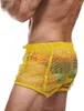 Pantaloncini da uomo Mens Mesh Sexy Boxer vedono per gli uomini