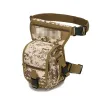 Pacote as táticas de armas da cintura militar da cintura militares para homens para masculino à prova d'água da parte utilitária da coxa da bolsa multiuso cinto de quadril YB25