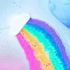 Bubble Bath Bomba Rainbow Cloud Kolorowa bąbelkowa kąpiel solna kulka olejku eteryczna kąpiel Ktuanie spa nawilżanie relaksujące urodziny świąteczne prezenty D240419