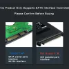 HJÄLLS USB 3.0 Extern HDD -fodral 2,5 tum hårddiskhölje 5 Gbps USB till SATA HDD SSD Hard Drive Box Harddisk Boxs For Laptop
