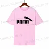 Men's T-Shirts Summer Casual Style T Shirts For Men Simple Pattern Print Loose Oversized 100% Cotton Tops T-shirt Sports Male Gifts T T240419