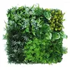 Dekorative Blumen langlebiger und praktischer künstlicher grünes Grasquadratplastik Rasenpflanze Haus Wanddekoration Perfekt für El More