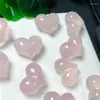 Связанные браслеты 5pcs Natural Rose Quartz Carving Dewelry для подвесной серьговой браслет Reiki Healing Stone Diy аксессуары 17 мм