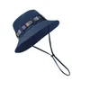 Berets Fashion Visor Hut für erwachsene Sommerweite Brims Fischer atmungsable Floppy Unisex Beach Outdoor Camping