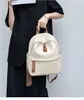 Rucksack Womens 2024 Echtes Ledertasche lässig weiche Kaufpferd mit großer Kapazität Trendy