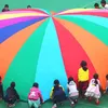 2-6m średnica na świeżym powietrzu Rainbow Parrella Parakute Zabawki Skoczka Ballute Ballute Play Interactive Team Pracy For dla dzieci Prezent 240408
