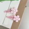 Clips de cheveux x7ya stéro-berryblossom épingle adulte mell tent frange Clip