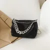 Bag Luxury Rhinestone Chain Crossbdoy Female Portable Small Handbag Women Underarm Pillow Design Clutch Shoulder Purse