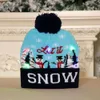 Chapeau LED Funny Christmas Novelty Light-up coloré de bonnet élégant Cap tricot de Noël FY4946 P0718